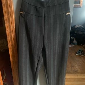 ANSL back light striped handmade dress pants